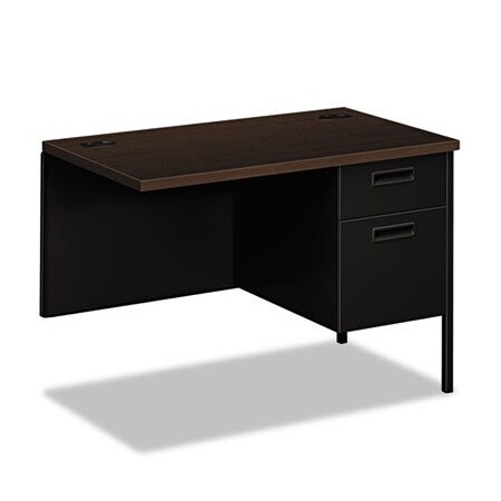 Hon HON, Metro Classic Series Workstation Return, Right, 42w X 24d, Mocha/black P3235RMOP